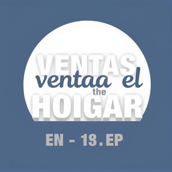 un logo que diga “ventas para el hogar” y que sea aestetic y lindo