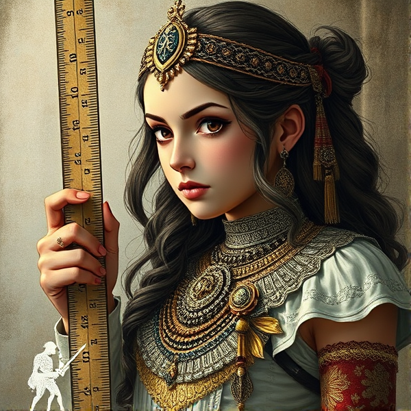 A girl ruler mean anim