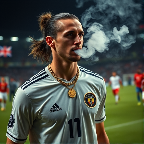 Zlatan Ibrahimovic soccer gold chain smoke air jordan street world cup sad
