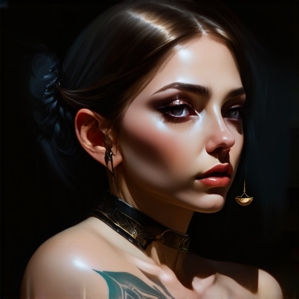 Tatouage sur un bras symbolisant la justice