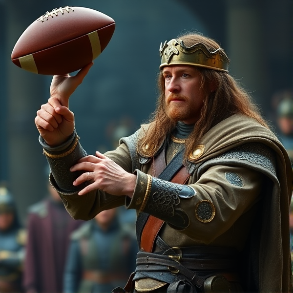 Lord of the rings elrond hiesman football pose