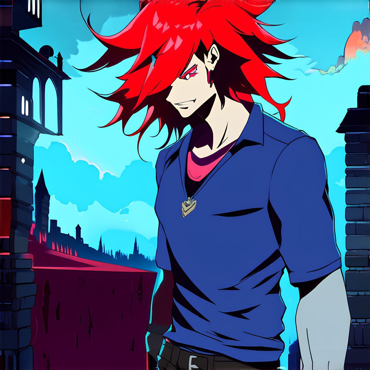Werewolf, red hair,