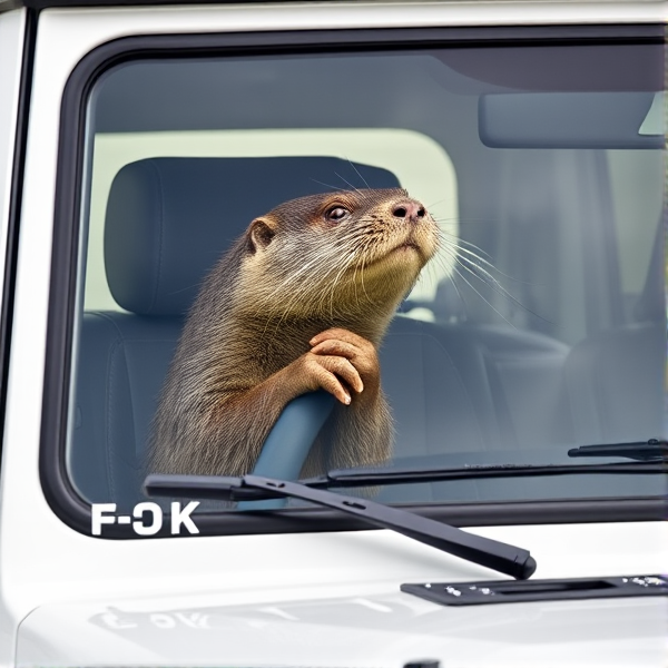 Loutre qui conduit un classe G