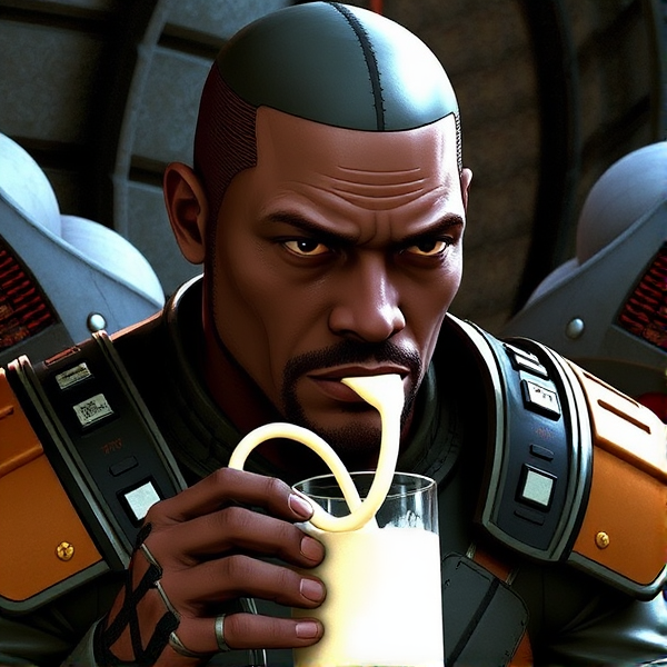 Stargate 1 Teal'c is Milk