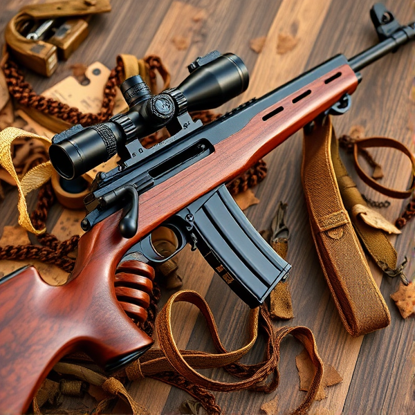 An fn herstal scar h turned into a lever action rifle